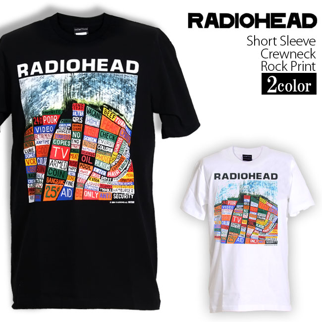 楽天市場】[在庫処分]Radiohead Tシャツ レディオヘッド Hail To The