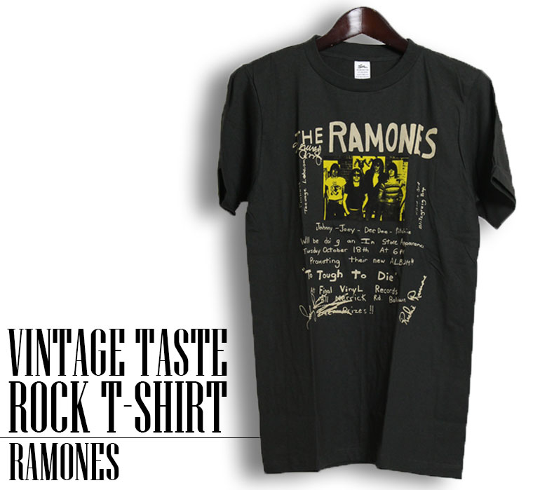 楽天市場】ヴィンテージ風 Ramones Tシャツ ラモーンズ ロックTシャツ