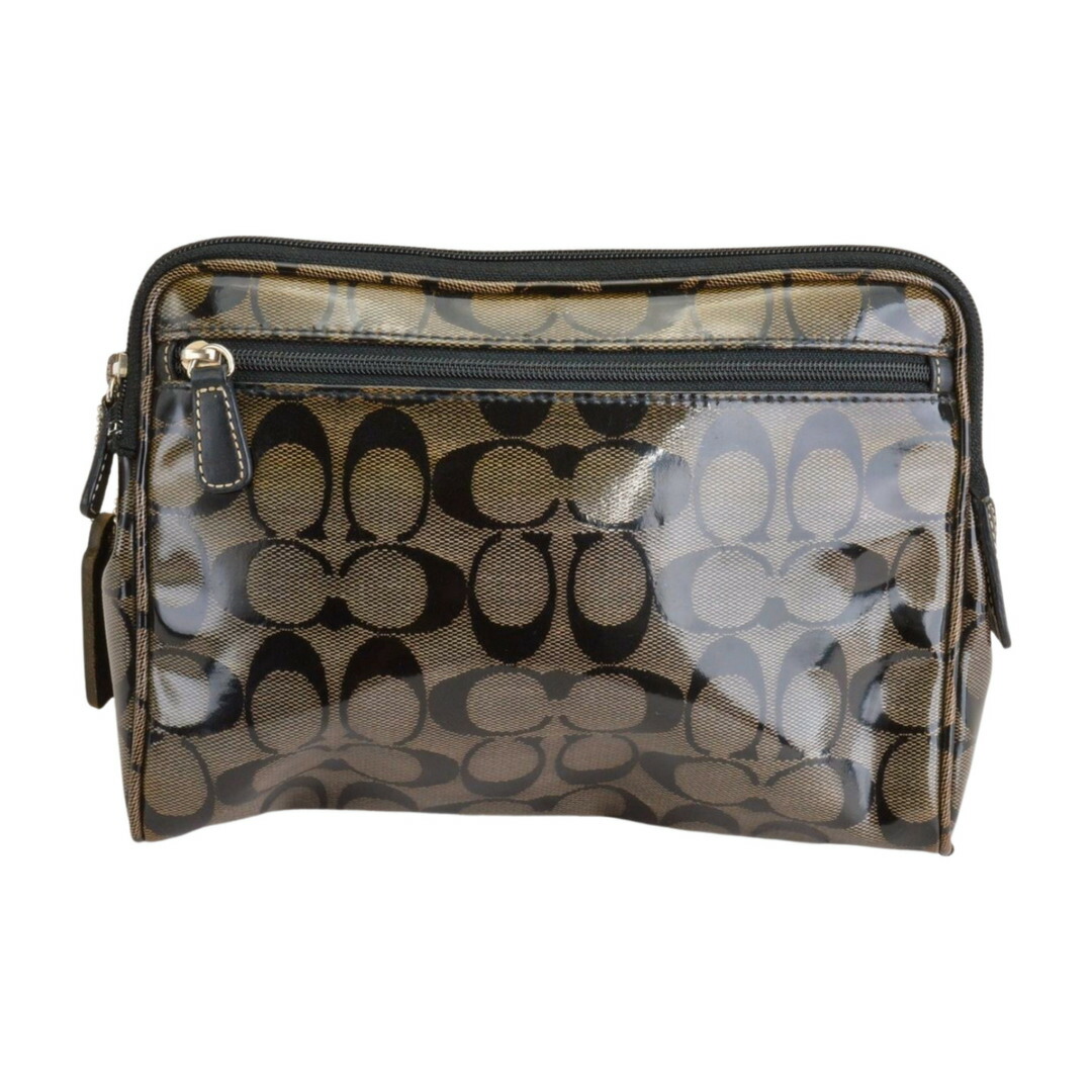 希少 COACH コーチ ミニ アクセサリーポーチ シグネチャー パッチ