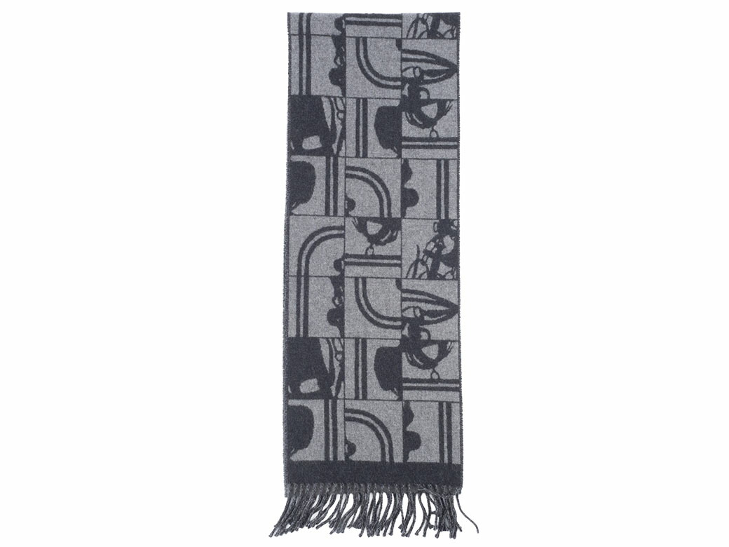 楽天市場】エルメス HERMES カシミヤ マフラー ブリッド ドゥ ガラ