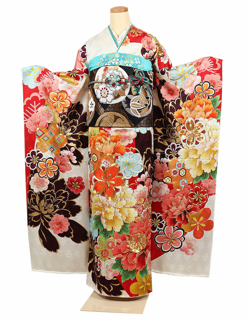 振袖フルセット 豪華絢爛からし振袖フルセット豪華絢爛からし