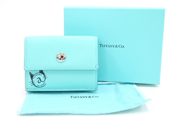 楽天市場】ティファニー 三つ折り財布 キャットストリート コンパクト