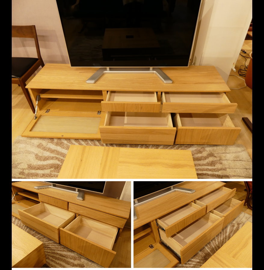 楽天市場】テレビボード テレビ台 アトリ2 150cm ウォールナット