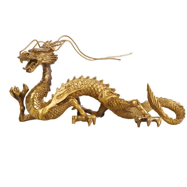 一点物】龍＆観音⭐︎シナバー彫刻2点セット⭐︎開運・風水