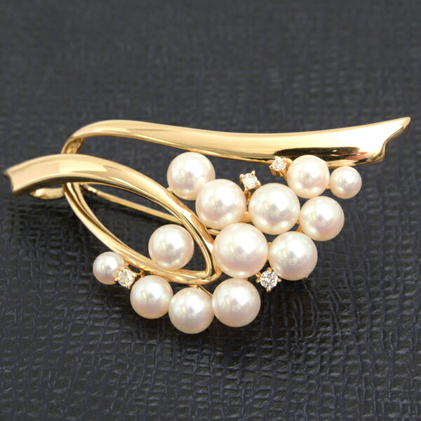 楽天市場】タサキ ブローチ レディース フラワーデザイン パール