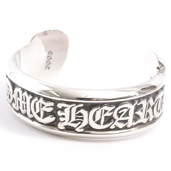 楽天市場】クロムハーツ CHROME HEARTS CH スクロール ラベル バングル