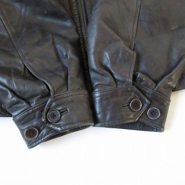 楽天市場】90s OLD GAP オールド ギャップ 短丈 レザージャケット 黒 L