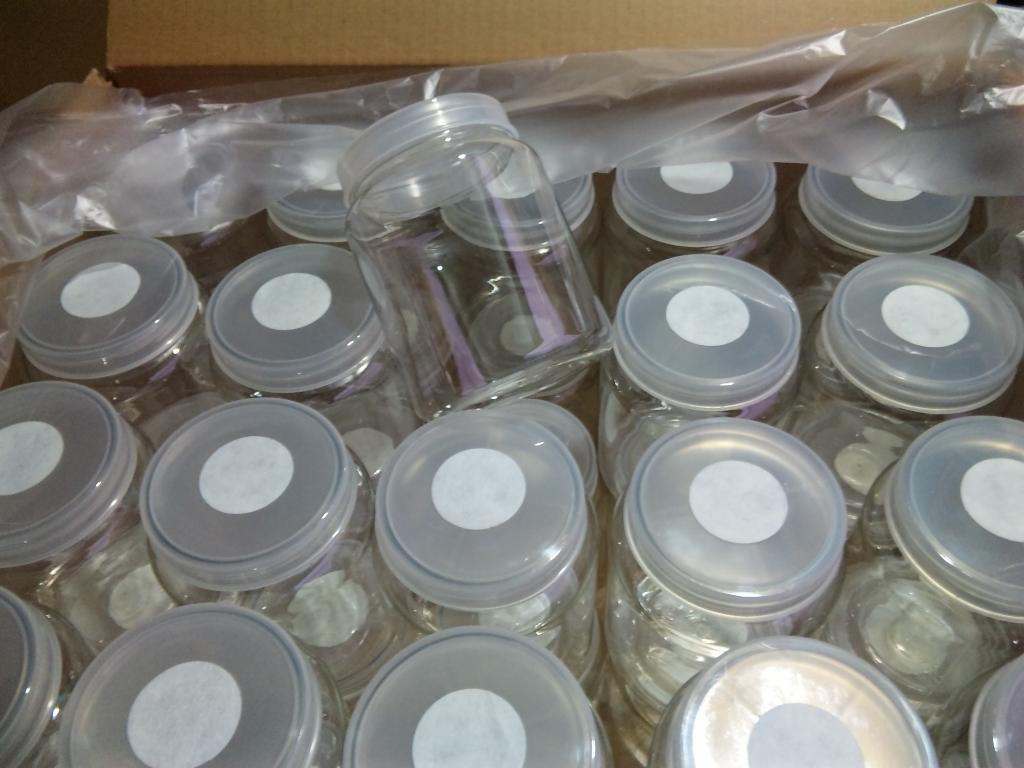 昆虫飼育用 硬質クリアボトル 800cc 90個セット ① 昆虫飼育用 硬質クリア