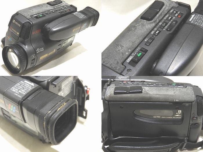 楽天市場】ジャンク品 京セラ SAMURAI VIDEO8 8mm ビデオカメラ ◇ KX