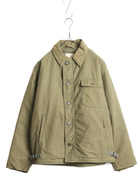 楽天市場】60s 69年製 米軍実物 USN ネイビー A-2 デッキ ジャケット