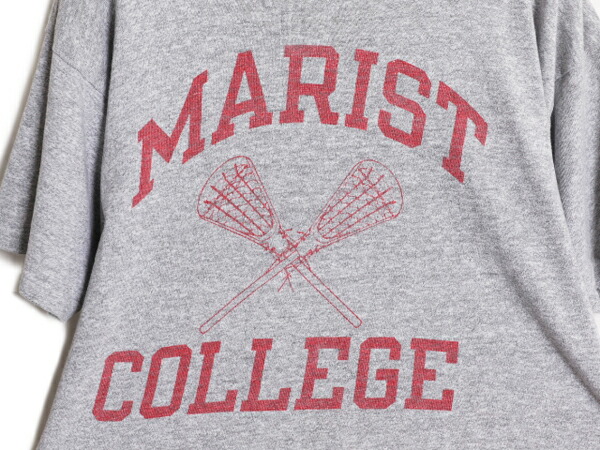 楽天市場】80s USA製 ☆ チャンピオン 3段 染込み カレッジ プリント T