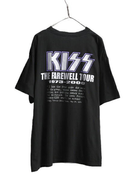 楽天市場】00s ☆ キッス ツアー プリント Tシャツ メンズ XXL / 古着