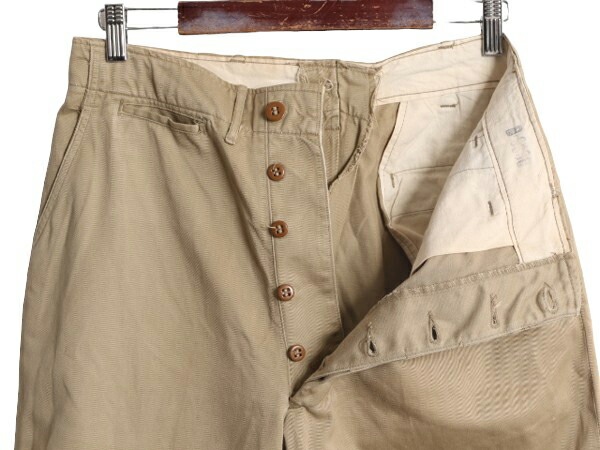 楽天市場】50s ☆ 52年製 US ARMY 米軍実物 コットン チノ パンツ
