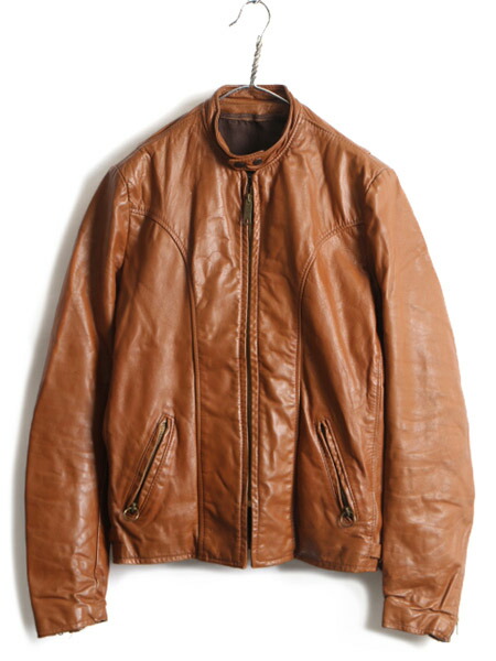 楽天市場】70's USA製 ビンテージ □ Brooks 本革 レザー シングル