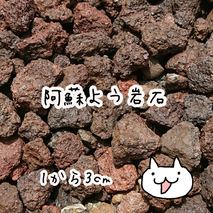 楽天市場】置物溶岩石 阿蘇山もの【1〜3センチサイズ 2kg】 : 緑倶良部