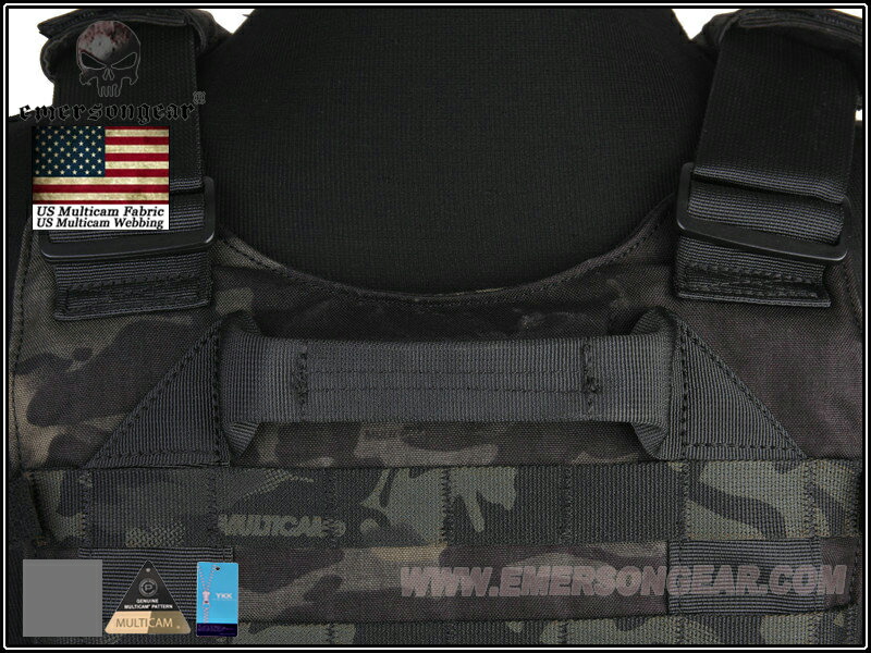 楽天市場】EMERSON LBT6094Aスタイル プレートキャリア 3ポーチ付