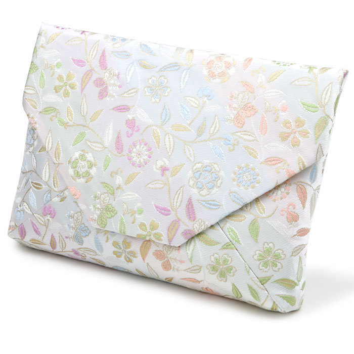 楽天市場】数寄屋袋 すきや袋 茶道具 茶道 おしゃれ 花文唐草 白 正絹