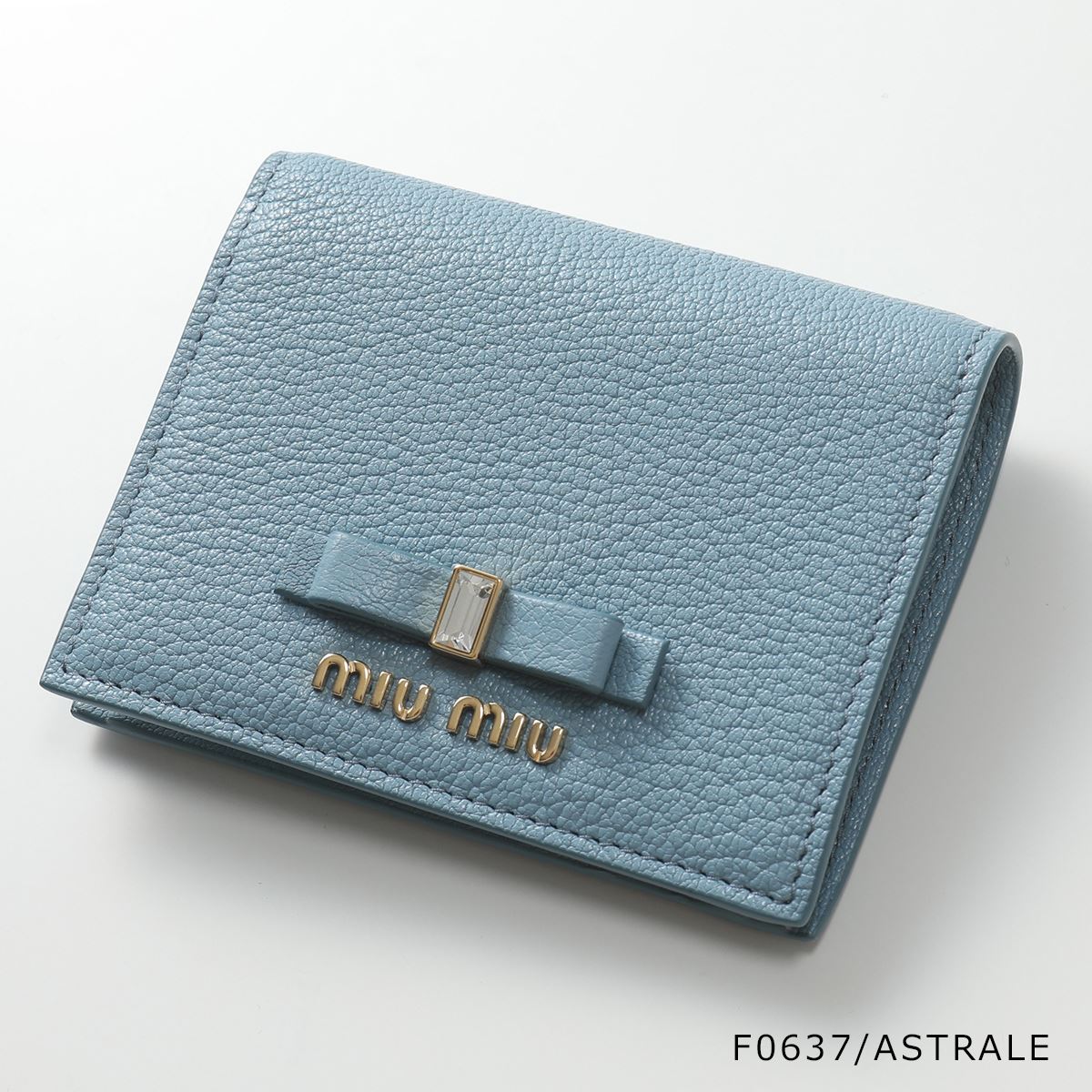 楽天市場】MIUMIU ミュウミュウ 二つ折り財布 MADRAS FIOCCO 5MV204