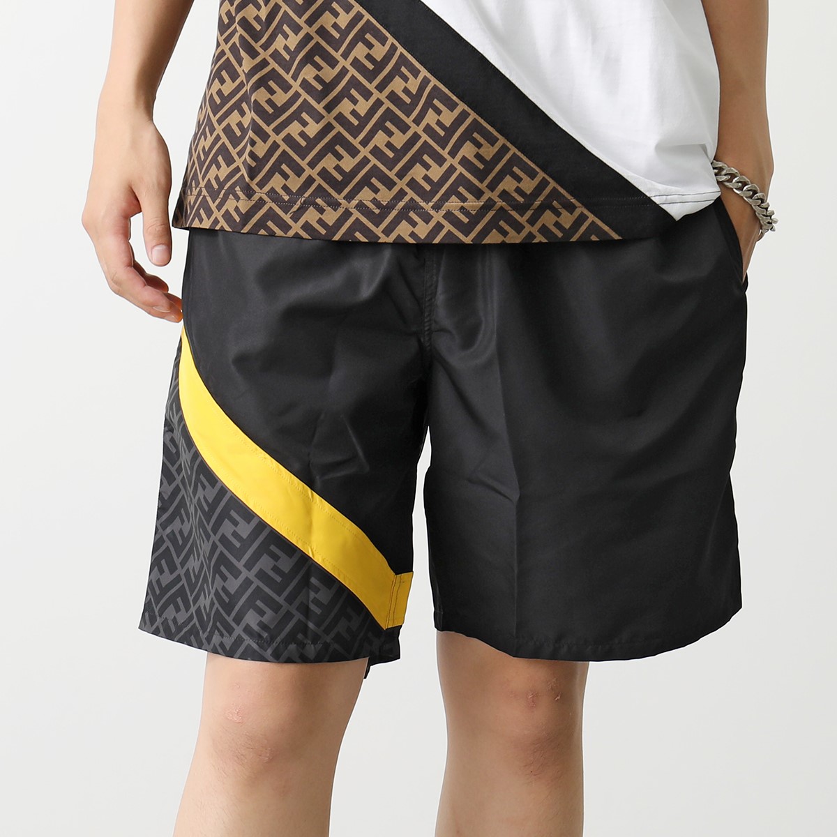 今月末出品終了 FENDIフェンディ メンズ水着 スイムウェア48（L） 楽天