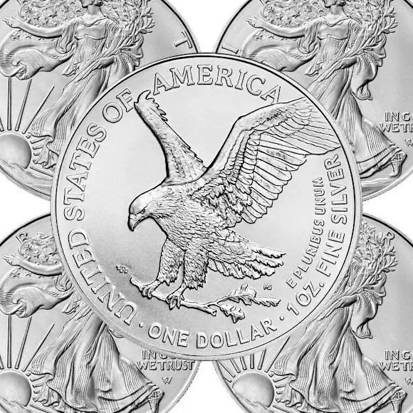 楽天市場】追跡可 2025 1オンス アメリカ イーグル銀貨 □【5枚