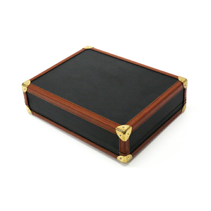 BOTTEGA VENETAの黒と茶色の小型アタッシュケースケース 楽天市場】【B