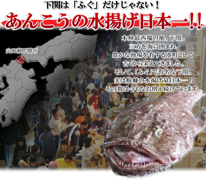 楽天市場】あんこうギフト あんこう鍋セット1kg（5〜6人用・下関産