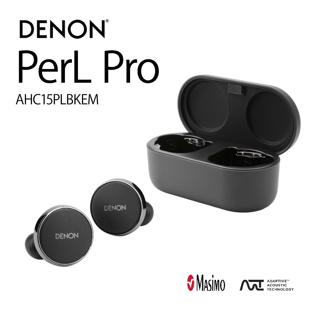 楽天市場】DENON - PerL Pro/ブラック（AHC15PLBKEM）ノイズキャンセ