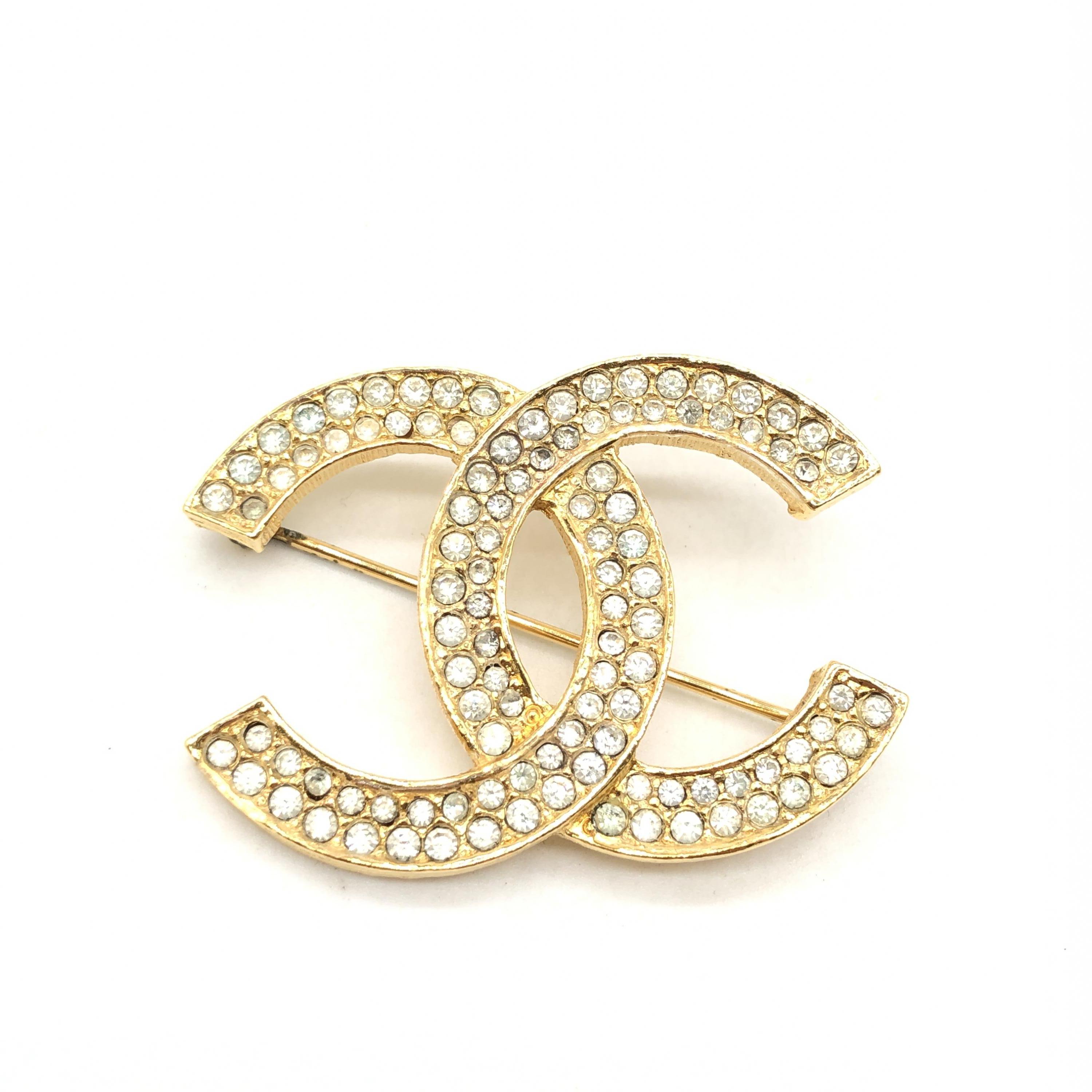 楽天市場】【中古】 CHANEL シャネル ブローチ ココマーク ライン