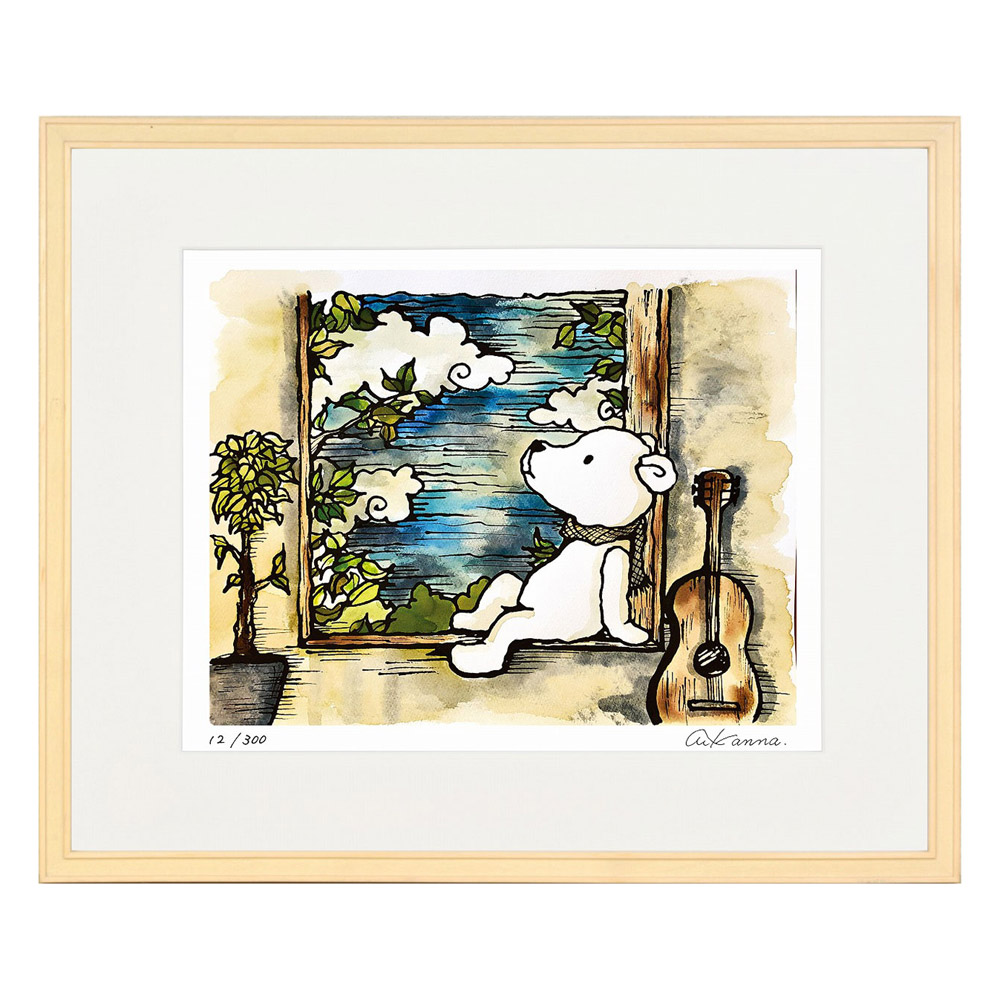 絵画 インテリア 額付(銀) 油絵 F4-040314 可愛い子供たち 雨あがり