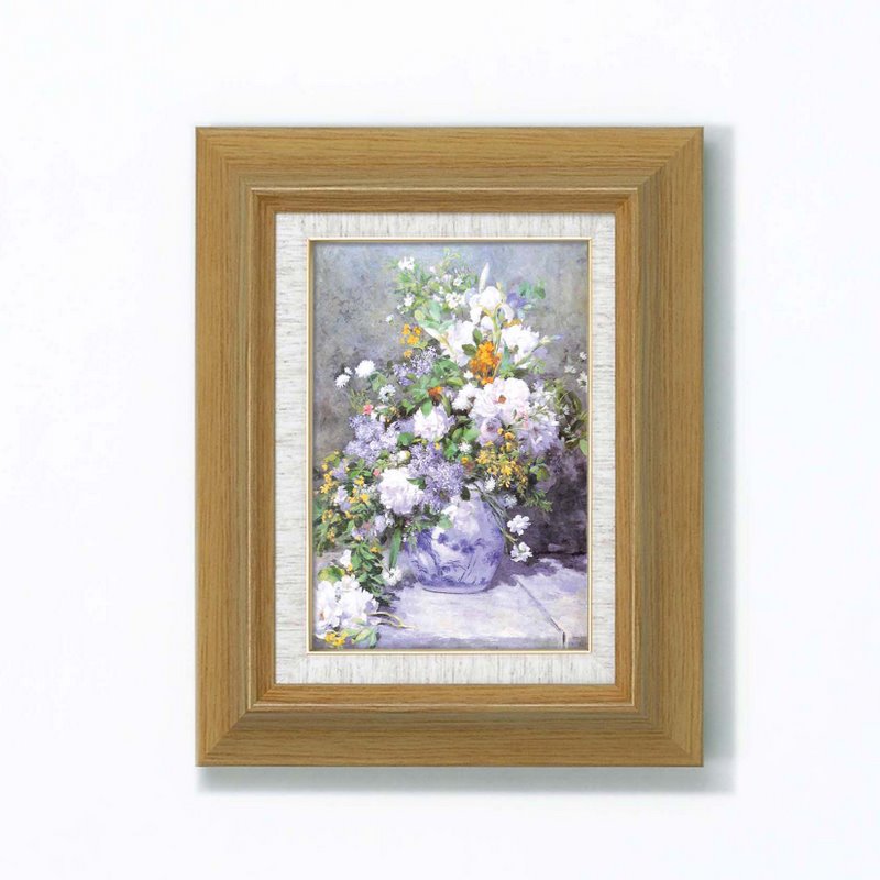 油絵 菅家令子 絵 絵画 インテリア 額付(白) uF6-063604 花 油絵 菅家