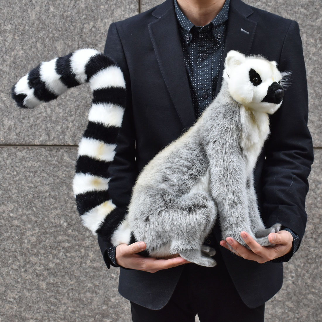 楽天市場】HANSA キツネザル54 H54(cm) 4332 ぬいぐるみ ハンサ