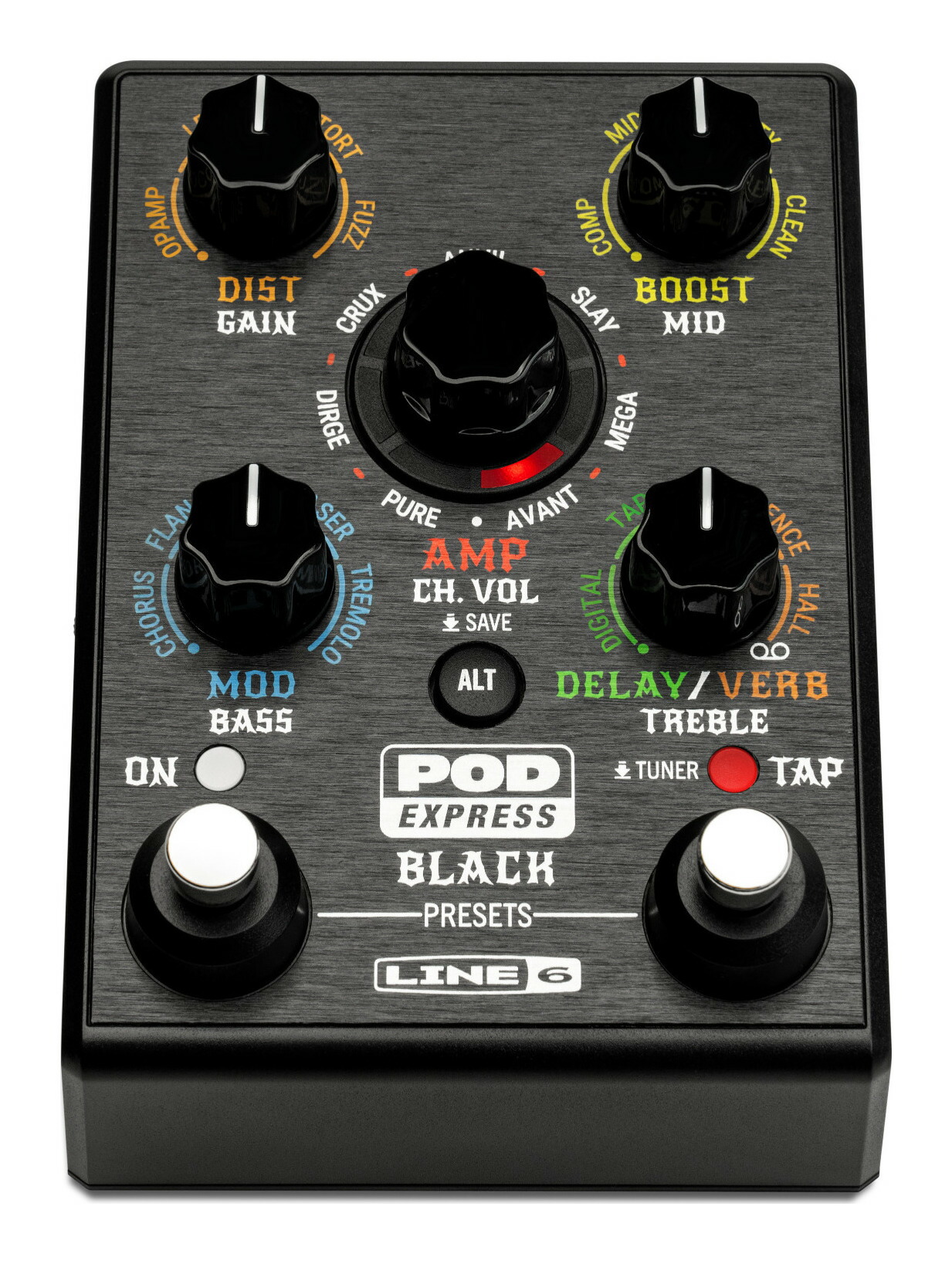 楽天市場】【送料込】LINE6 POD Express Black + DC-1G ギター用