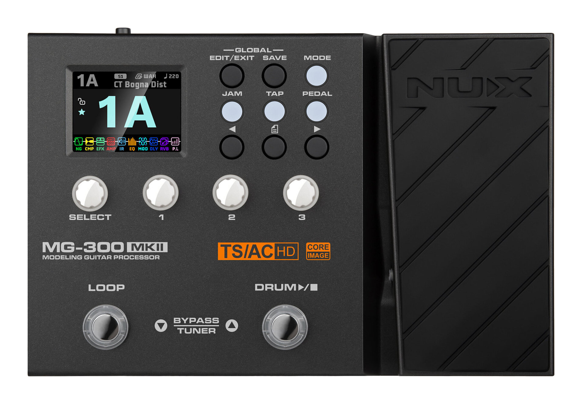 楽天市場】NUX MG-400 ギター/ベース用 マルチエフェクター【送料無料