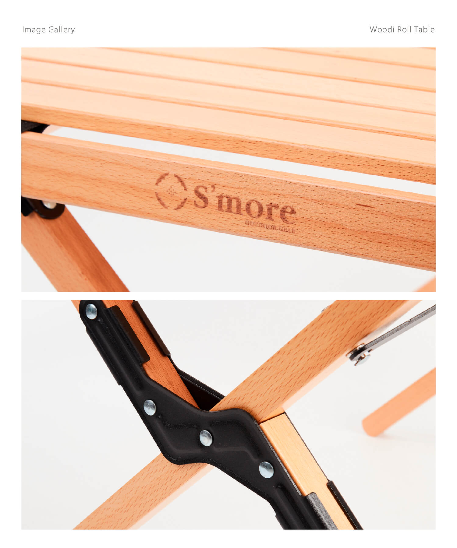 楽天市場】【S'more /【Lサイズ】 Woodi Roll Table 120】 キャンプ