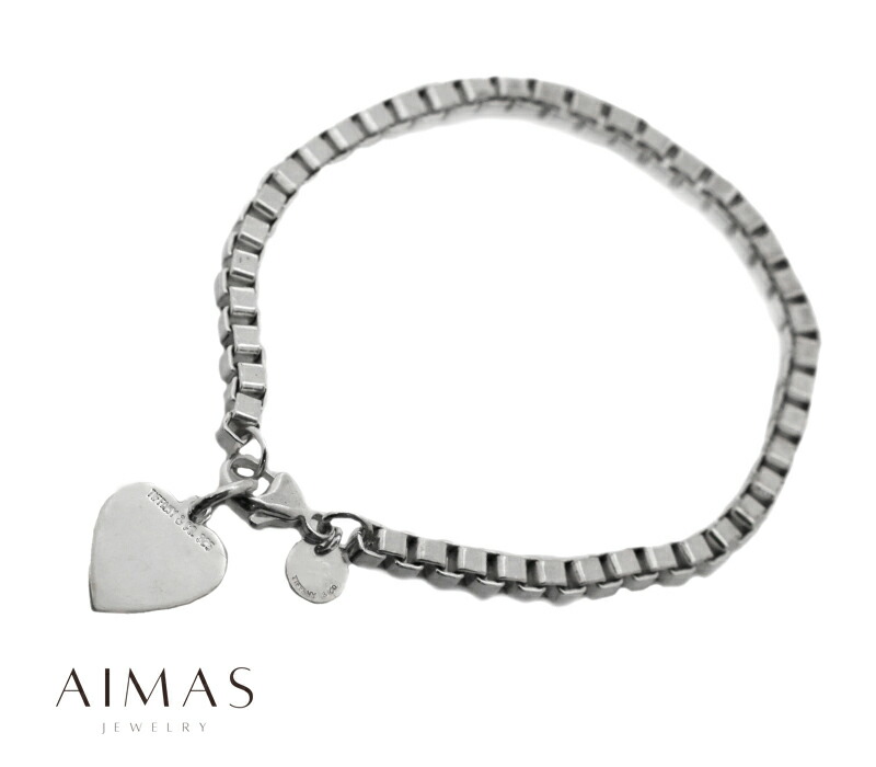 94年製 OLDTiffany ハートブレスレット シルバー925 【公式通販】