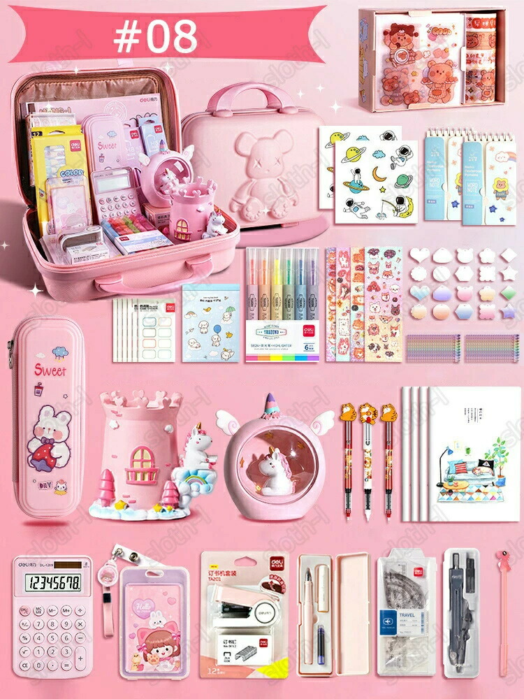 2025改良版】超豪華な文房具セット 携帯便利 収納ケース付き 描き用