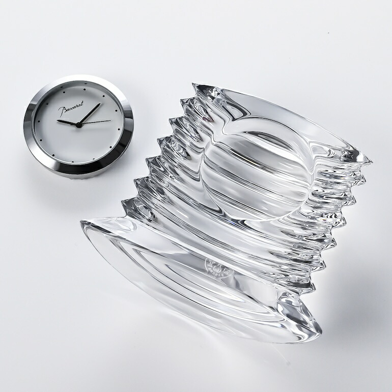 楽天市場】【名入れ可有料】バカラ Baccarat クリスタル置時計