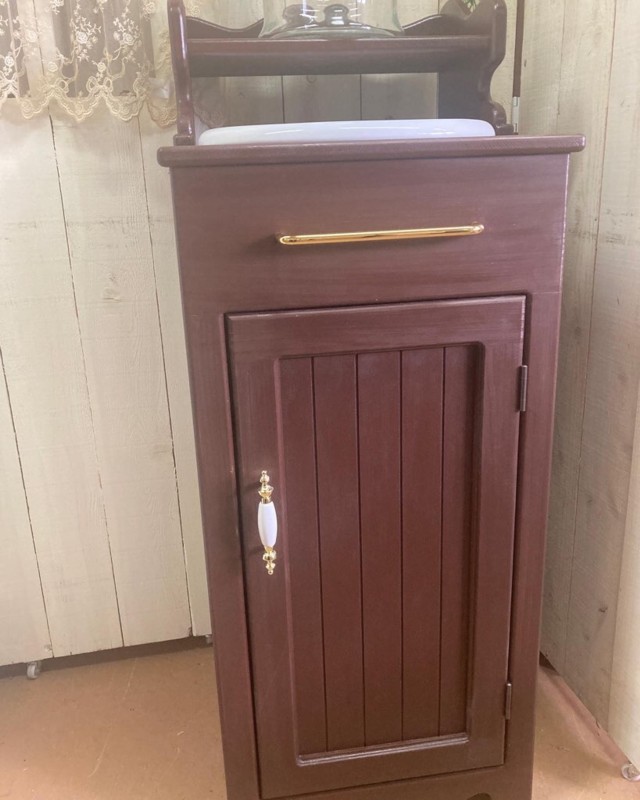 楽天市場】【工事不要】自宅サロン洗面台ブラウン 保健所審査OK 簡易