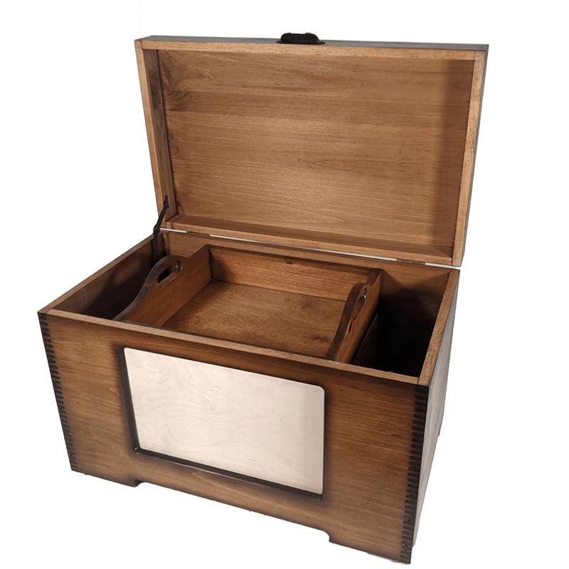 木箱 アメリカ製 トランク ビンテージ 国旗 ボックス Relic Wood