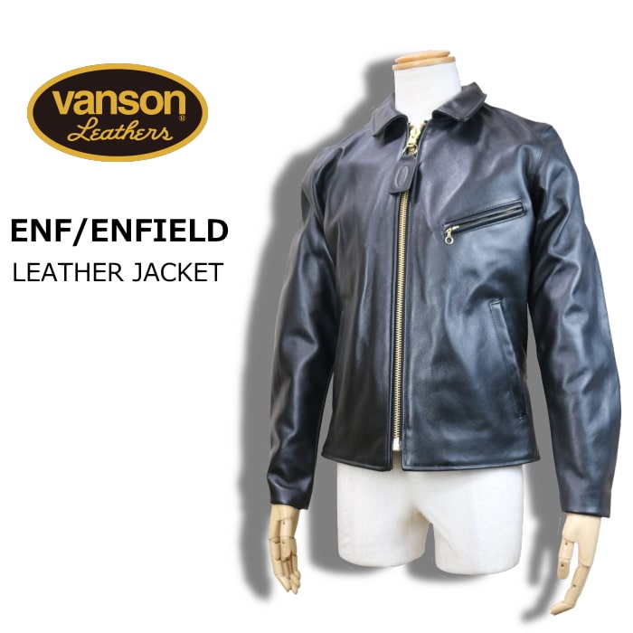 楽天市場】vanson バンソン レザージャケット VANSON ENF ENFIELD エン