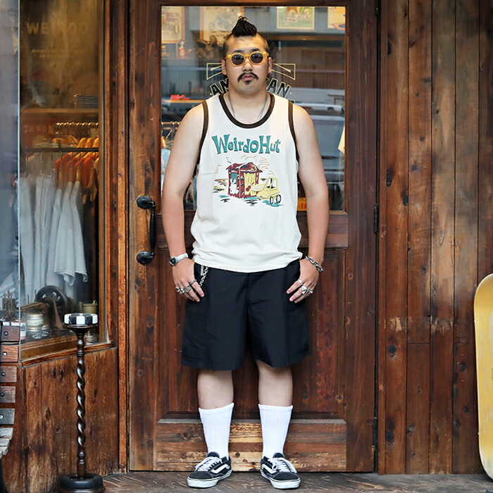 楽天市場】WEIRDO ウィアード / 「WEIRDO HUT - TANK TOP / BROWN