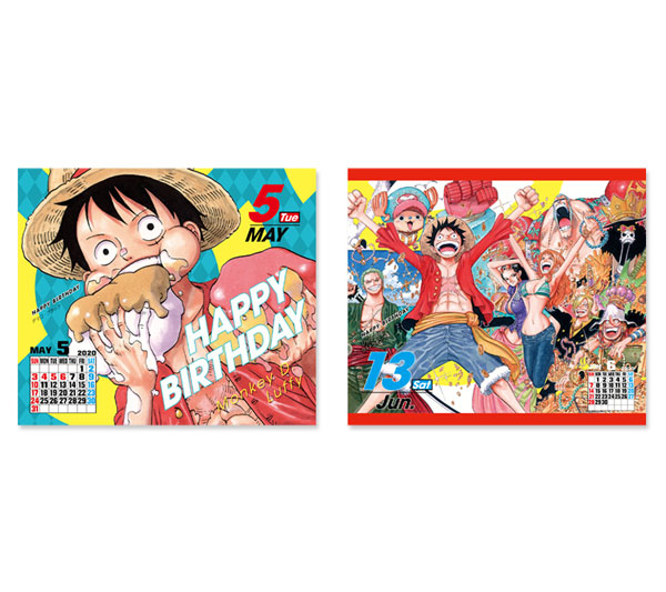 ONE PIECE』コミックカレンダー2020特製缶入り 日めくりカレンダー ONE