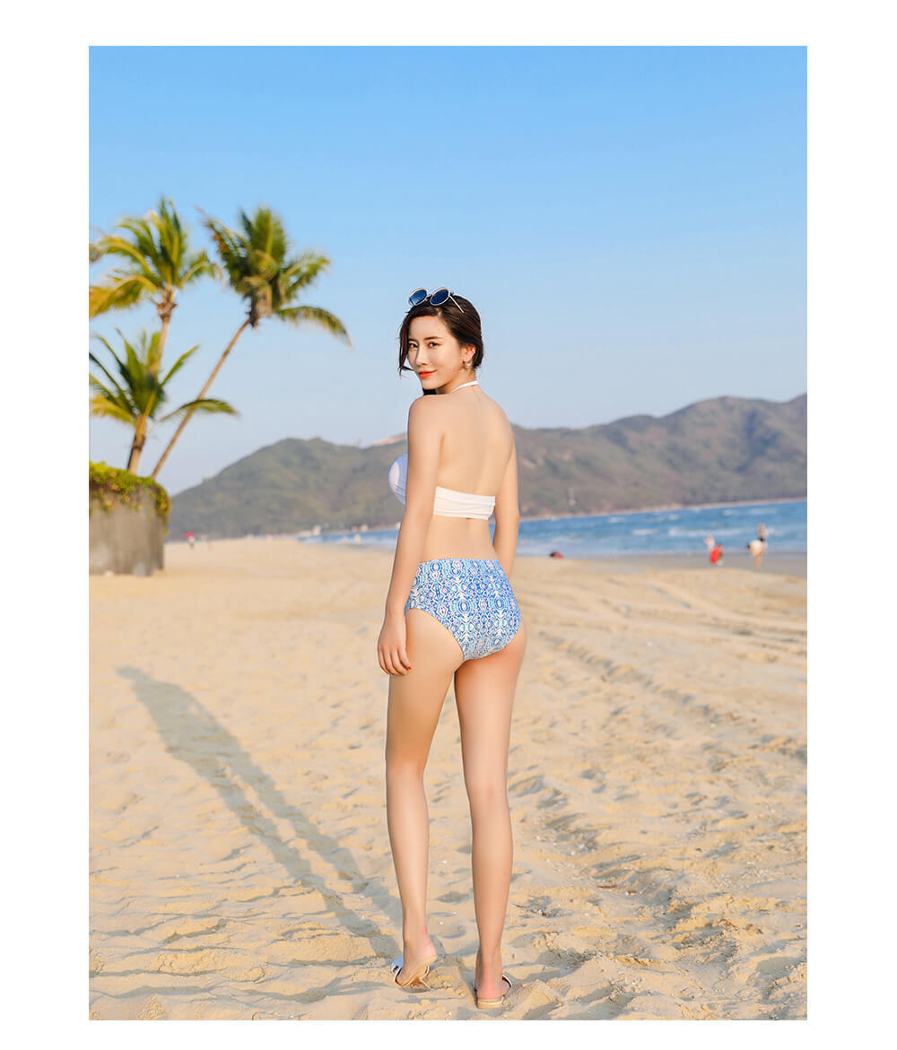 楽天市場】水着 レディース ビキニ 上下3点セット ノンワイヤー パット