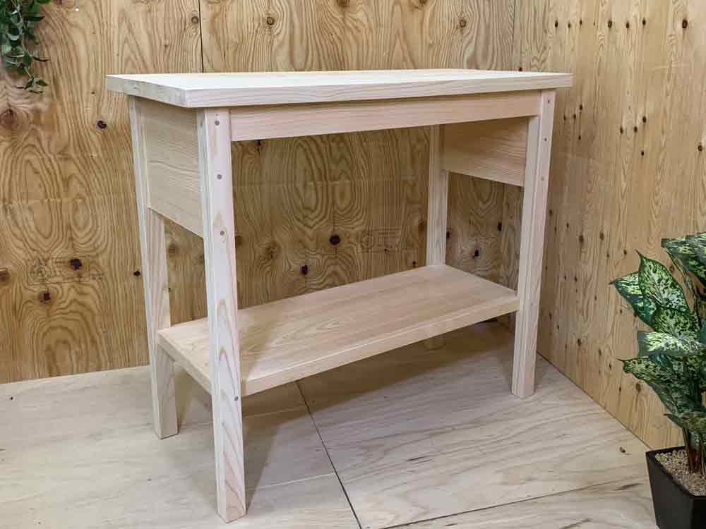 おもちページ／コンソールテーブル／木製ハンドメイド／受注製作作品