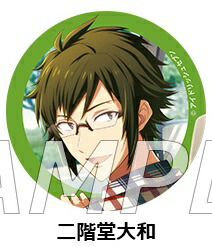 アイドリッシュセブン アイナナ ブラホワ BW 缶バッジ 二階堂大和