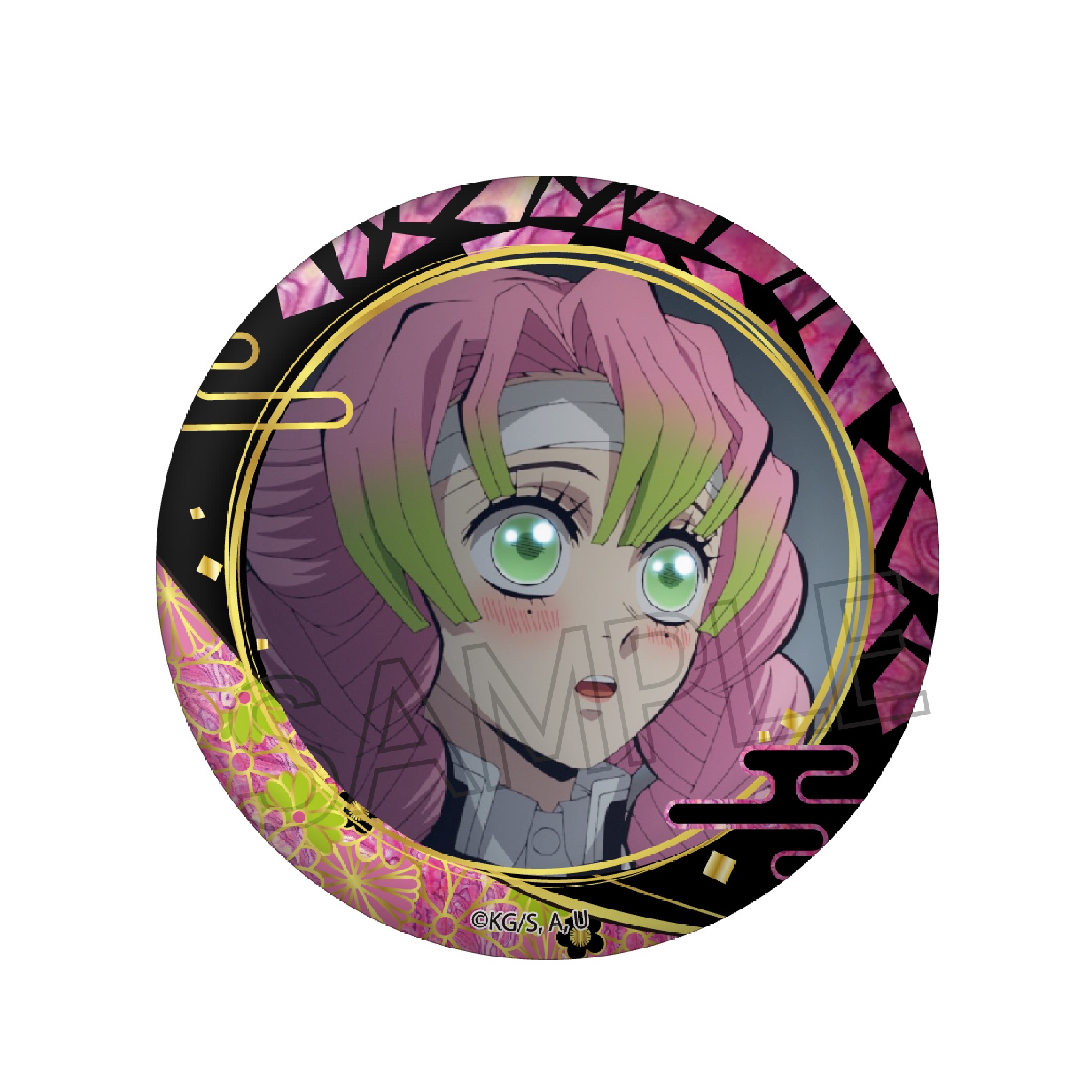 鬼滅の刃 柱展 甘露寺蜜璃 No.22 エモーショナル缶バッジ エモ