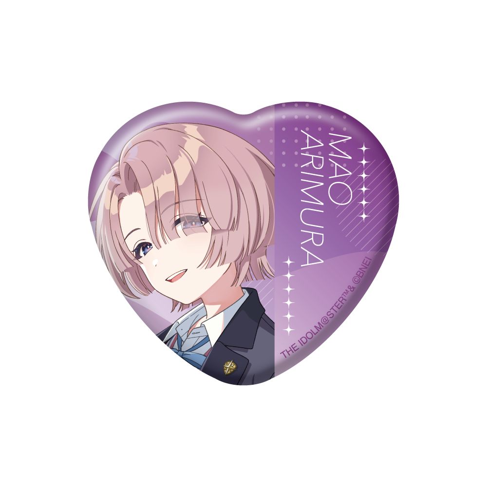 楽天市場】学園アイドルマスター トレーディングハート缶バッジ 有村