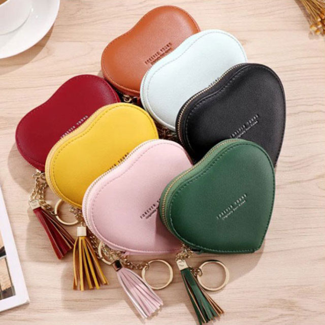 楽天市場】タッセル付きハート型ミニポーチ ポーチ レディース 小物