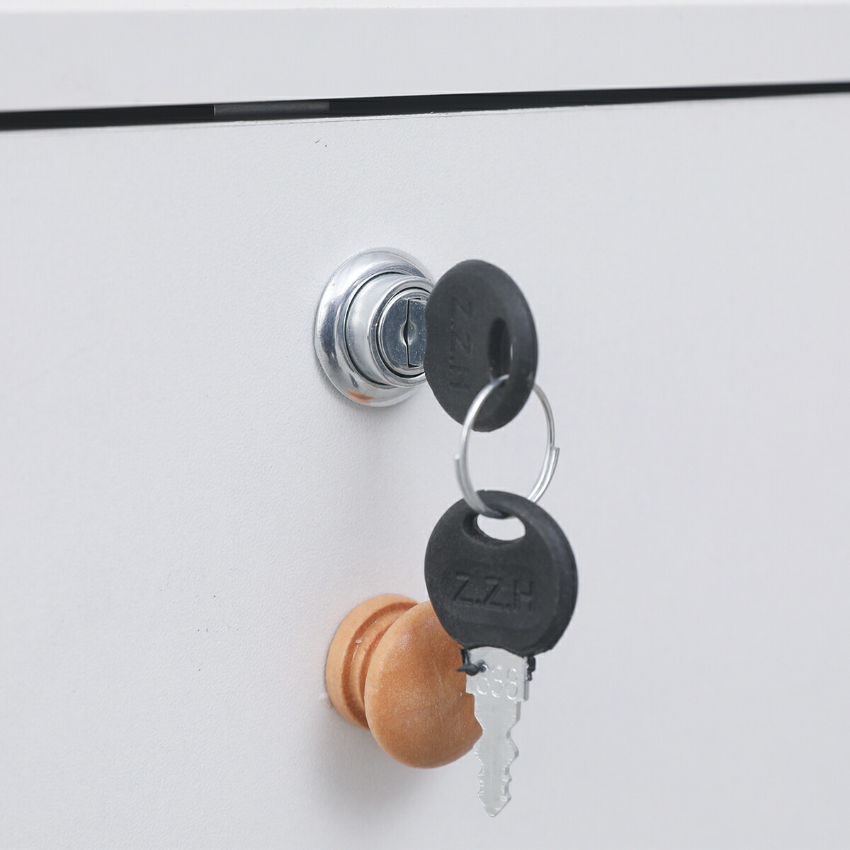 楽天市場】デスクワゴン 鍵付き デスクサイドワゴン 3段 キャビネット