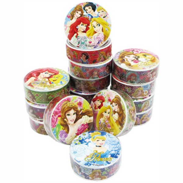 楽天市場】ディズニープリンセス マスキングテープ 32入【景品